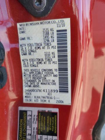 Photo 11 VIN: 1N6AD0CU7BC411899 - NISSAN FRONTIER 