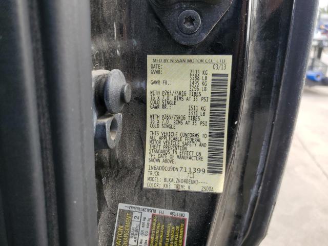 Photo 11 VIN: 1N6AD0CU9DN711399 - NISSAN FRONTIER S 