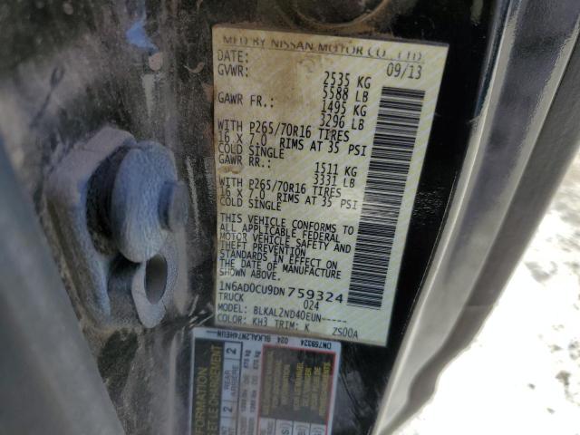 Photo 12 VIN: 1N6AD0CU9DN759324 - NISSAN FRONTIER S 