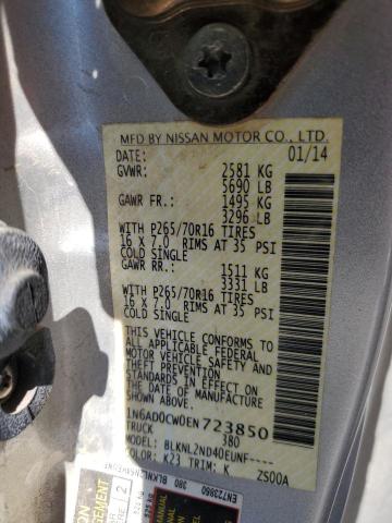 Photo 12 VIN: 1N6AD0CW0EN723850 - NISSAN FRONTIER 