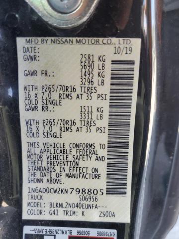 Photo 11 VIN: 1N6AD0CW2KN798805 - NISSAN FRONTIER S 