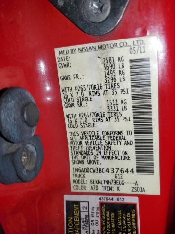 Photo 11 VIN: 1N6AD0CW3BC437644 - NISSAN FRONTIER 