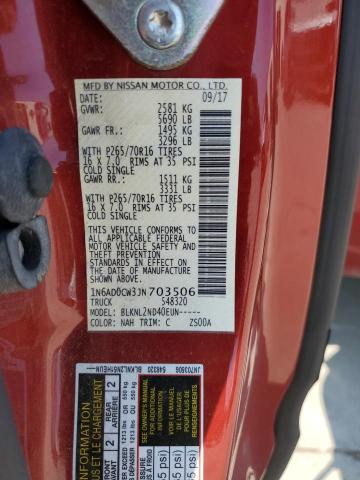 Photo 11 VIN: 1N6AD0CW3JN703506 - NISSAN FRONTIER S 