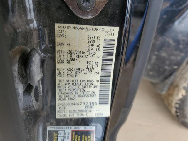 Photo 11 VIN: 1N6AD0CW4FN737395 - NISSAN FRONTIER 