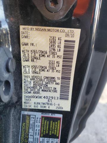 Photo 11 VIN: 1N6AD0CW5BC402913 - NISSAN FRONTIER 