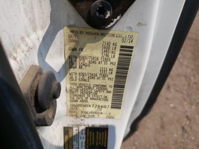 Photo 9 VIN: 1N6AD0CW6EN726607 - NISSAN FRONTIER 