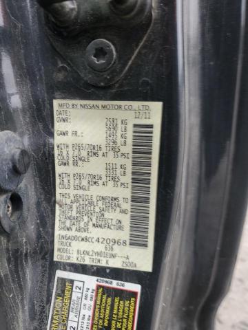 Photo 11 VIN: 1N6AD0CW8CC420968 - NISSAN FRONTIER S 