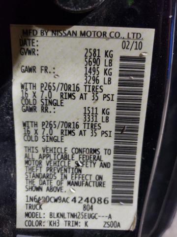 Photo 11 VIN: 1N6AD0CW9AC424086 - NISSAN FRONTIER K 