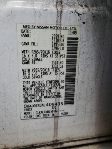 Photo 11 VIN: 1N6AD0ER0AC409435 - NISSAN FRONTIER C 