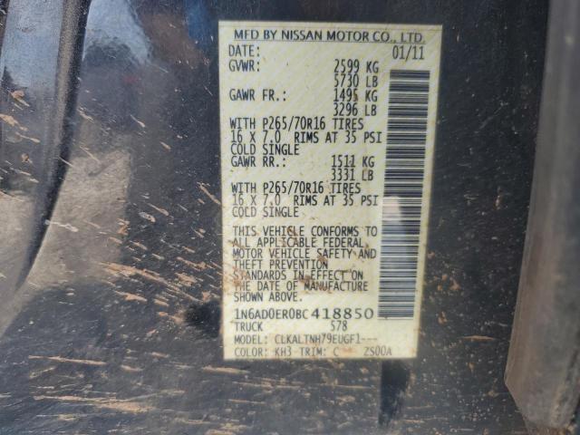 Photo 11 VIN: 1N6AD0ER0BC418850 - NISSAN FRONTIER 