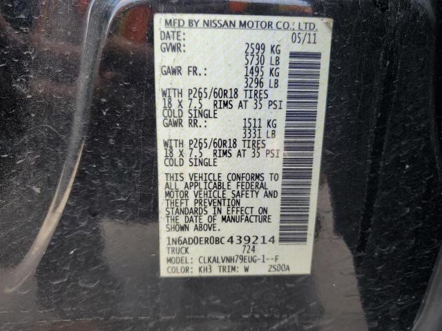 Photo 11 VIN: 1N6AD0ER0BC439214 - NISSAN FRONTIER S 