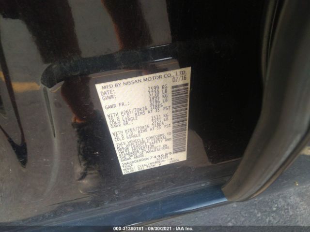 Photo 8 VIN: 1N6AD0ER0GN744689 - NISSAN FRONTIER 