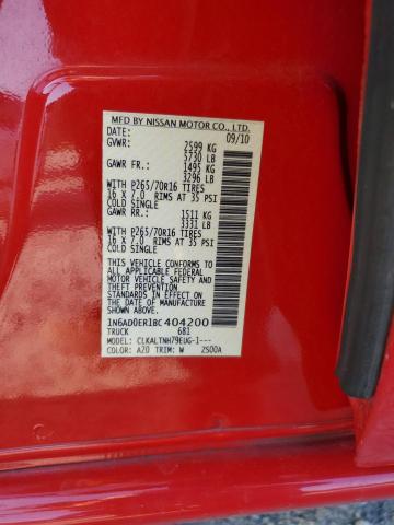 Photo 11 VIN: 1N6AD0ER1BC404200 - NISSAN FRONTIER S 