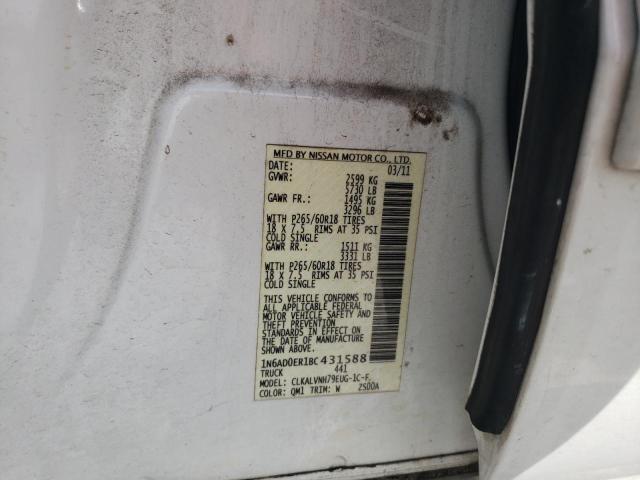 Photo 12 VIN: 1N6AD0ER1BC431588 - NISSAN FRONTIER 