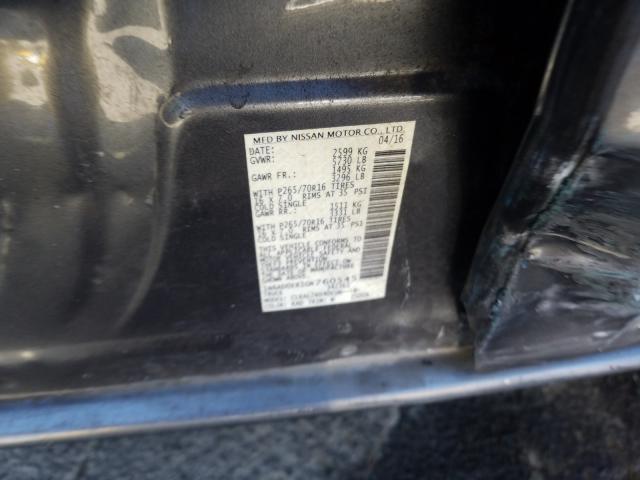 Photo 9 VIN: 1N6AD0ER1GN760545 - NISSAN FRONTIER S 