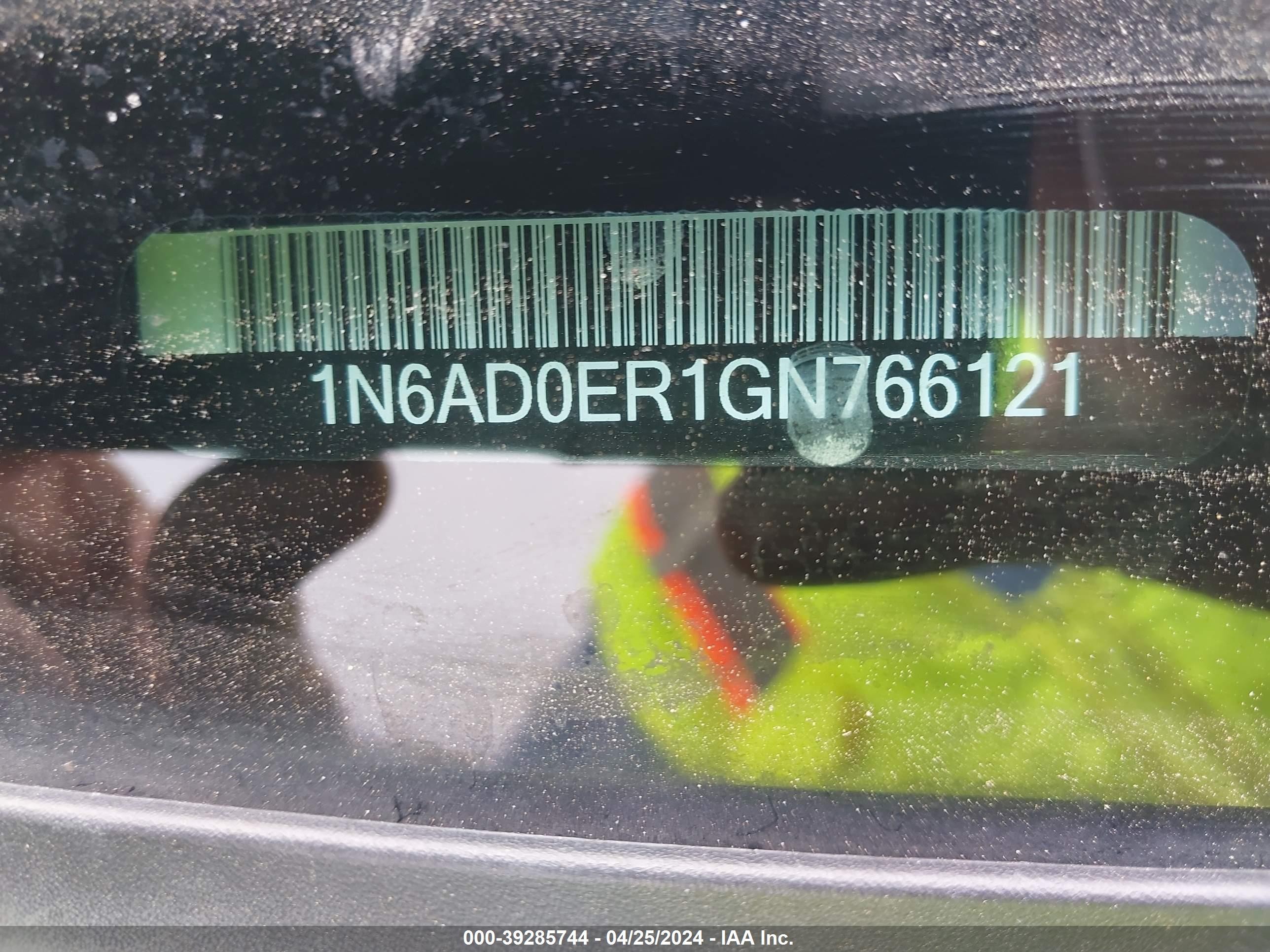 Photo 8 VIN: 1N6AD0ER1GN766121 - NISSAN NAVARA (FRONTIER) 