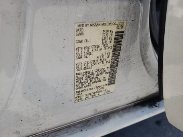 Photo 12 VIN: 1N6AD0ER1GN769049 - NISSAN FRONTIER 