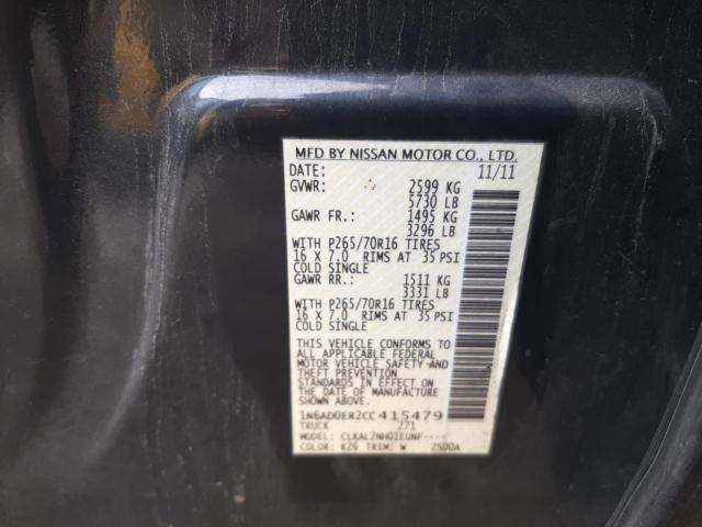 Photo 12 VIN: 1N6AD0ER2CC415479 - NISSAN FRONTIER S 