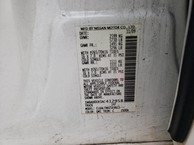 Photo 11 VIN: 1N6AD0ER3AC412958 - NISSAN FRONTIER C 