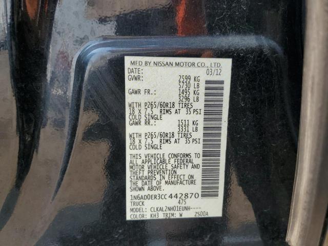 Photo 12 VIN: 1N6AD0ER3CC442870 - NISSAN FRONTIER S 