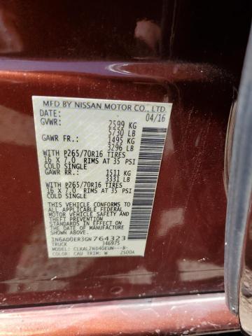 Photo 11 VIN: 1N6AD0ER3GN764323 - NISSAN FRONTIER 