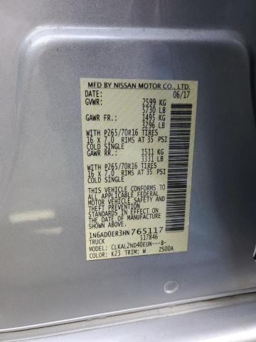 Photo 11 VIN: 1N6AD0ER3HN765117 - NISSAN FRONTIER 