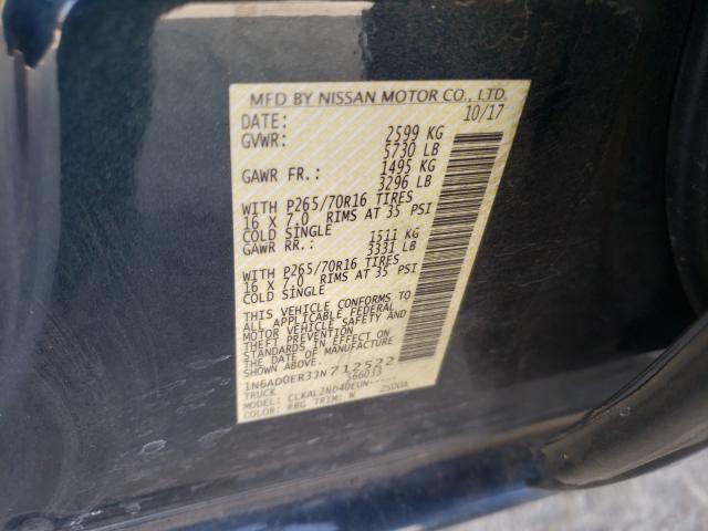 Photo 9 VIN: 1N6AD0ER3JN712522 - NISSAN FRONTIER 