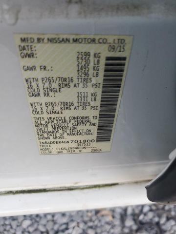 Photo 11 VIN: 1N6AD0ER4GN701800 - NISSAN FRONTIER S 