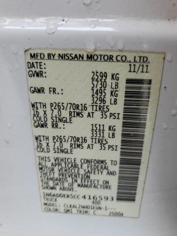 Photo 11 VIN: 1N6AD0ER5CC416593 - NISSAN FRONTIER S 