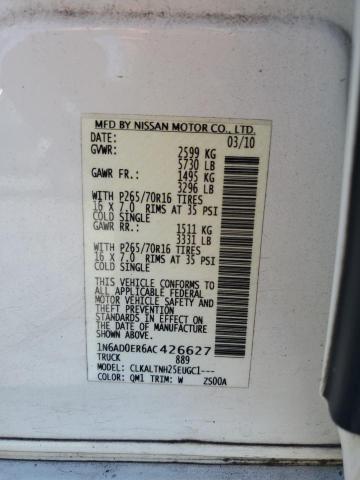 Photo 11 VIN: 1N6AD0ER6AC426627 - NISSAN FRONTIER 