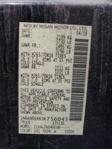 Photo 12 VIN: 1N6AD0ER6JN756045 - NISSAN FRONTIER 