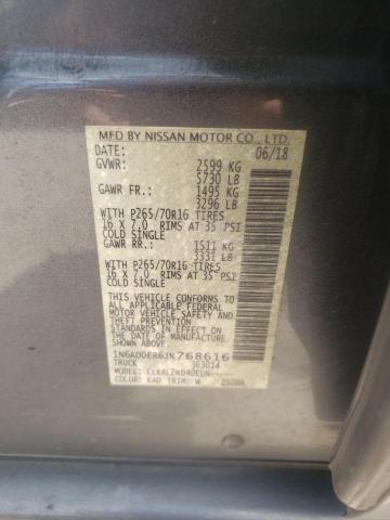 Photo 9 VIN: 1N6AD0ER6JN768616 - NISSAN FRONTIER S 