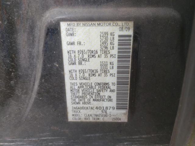 Photo 9 VIN: 1N6AD0ER7AC401879 - NISSAN FRONTIER C 