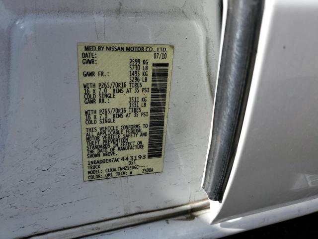 Photo 11 VIN: 1N6AD0ER7AC443193 - NISSAN FRONTIER C 