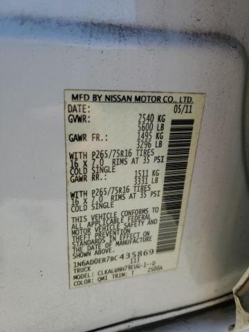 Photo 12 VIN: 1N6AD0ER7BC435869 - NISSAN FRONTIER 