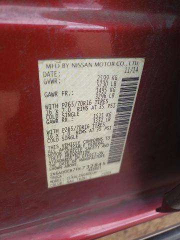 Photo 11 VIN: 1N6AD0ER7FN732845 - NISSAN FRONTIER 