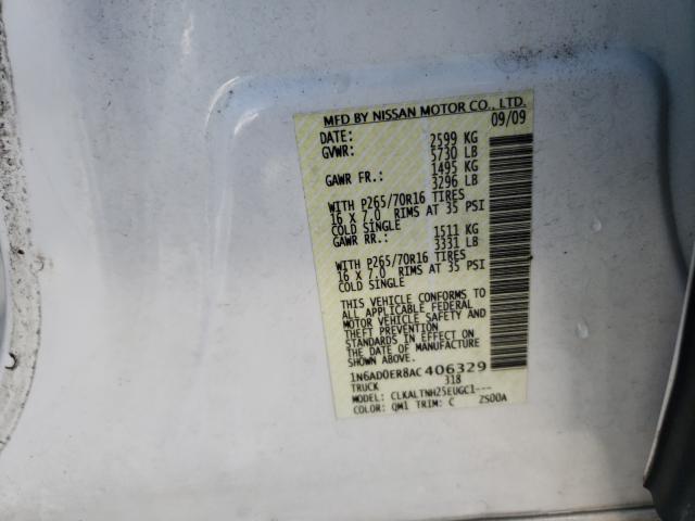 Photo 9 VIN: 1N6AD0ER8AC406329 - NISSAN FRONTIER C 