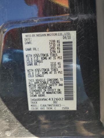 Photo 11 VIN: 1N6AD0ER9AC432602 - NISSAN FRONTIER C 