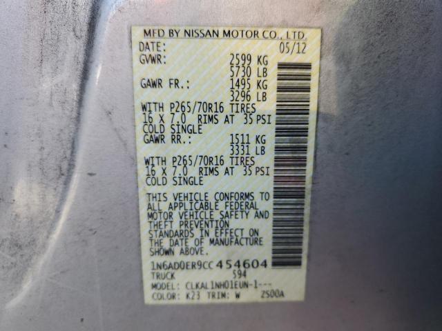 Photo 11 VIN: 1N6AD0ER9CC454604 - NISSAN FRONTIER S 