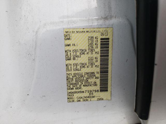 Photo 12 VIN: 1N6AD0ER9DN759798 - NISSAN FRONTIER S 