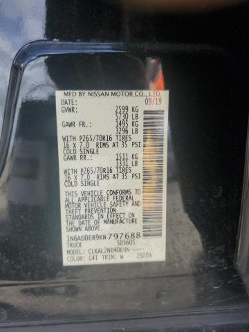 Photo 11 VIN: 1N6AD0ER9KN797688 - NISSAN FRONTIER 