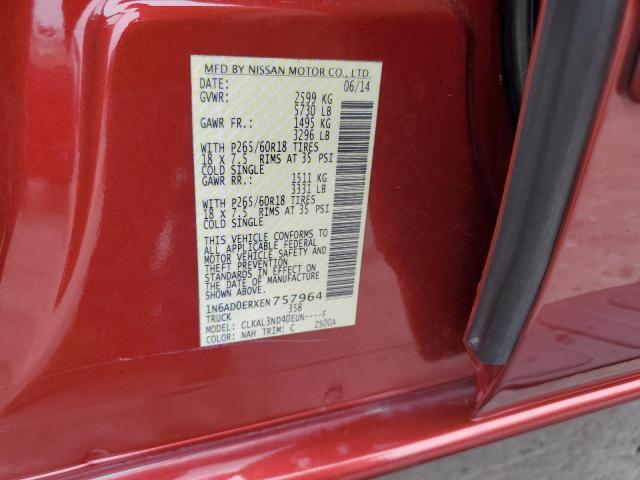 Photo 11 VIN: 1N6AD0ERXEN757964 - NISSAN FRONTIER S 