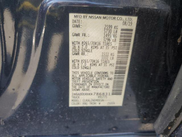 Photo 11 VIN: 1N6AD0ERXKN786831 - NISSAN FRONTIER S 