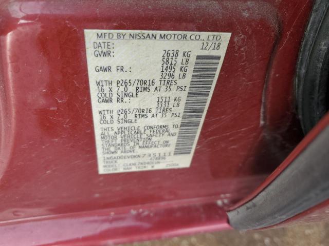 Photo 11 VIN: 1N6AD0EV0KN735111 - NISSAN FRONTIER S 