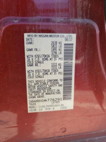 Photo 11 VIN: 1N6AD0EV1HN776291 - NISSAN FRONTIER S 