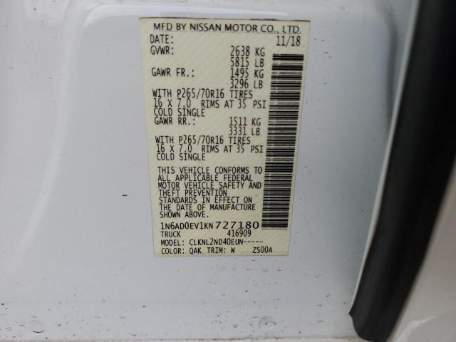 Photo 11 VIN: 1N6AD0EV1KN727180 - NISSAN FRONTIER S 