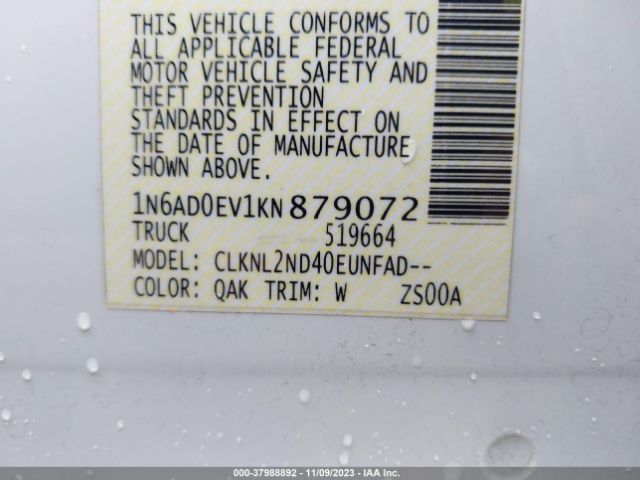 Photo 8 VIN: 1N6AD0EV1KN879072 - NISSAN FRONTIER 