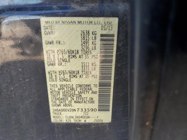 Photo 11 VIN: 1N6AD0EV2DN733590 - NISSAN FRONTIER 