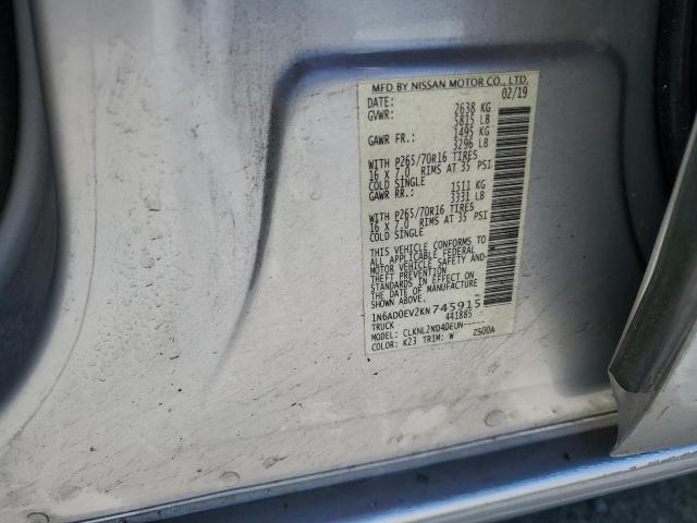 Photo 11 VIN: 1N6AD0EV2KN745915 - NISSAN FRONTIER S 