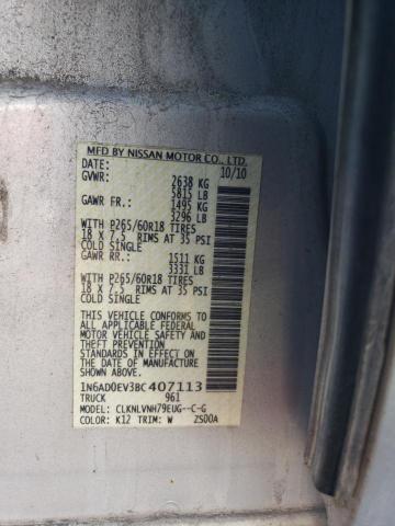 Photo 12 VIN: 1N6AD0EV3BC407113 - NISSAN FRONTIER 